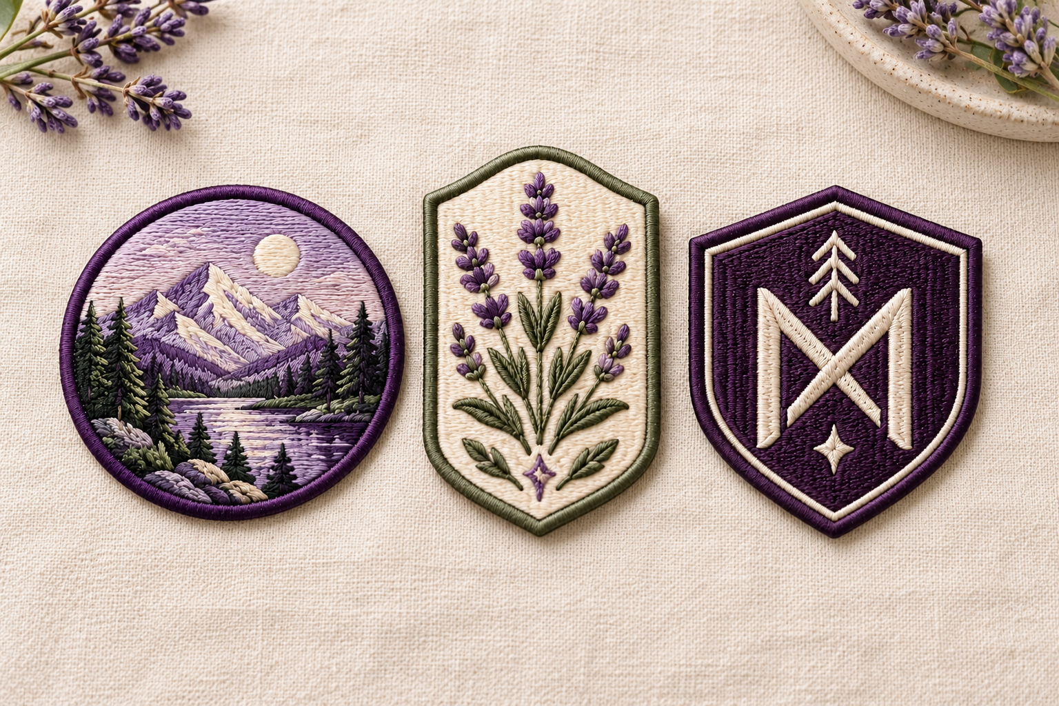 Embroidered patches