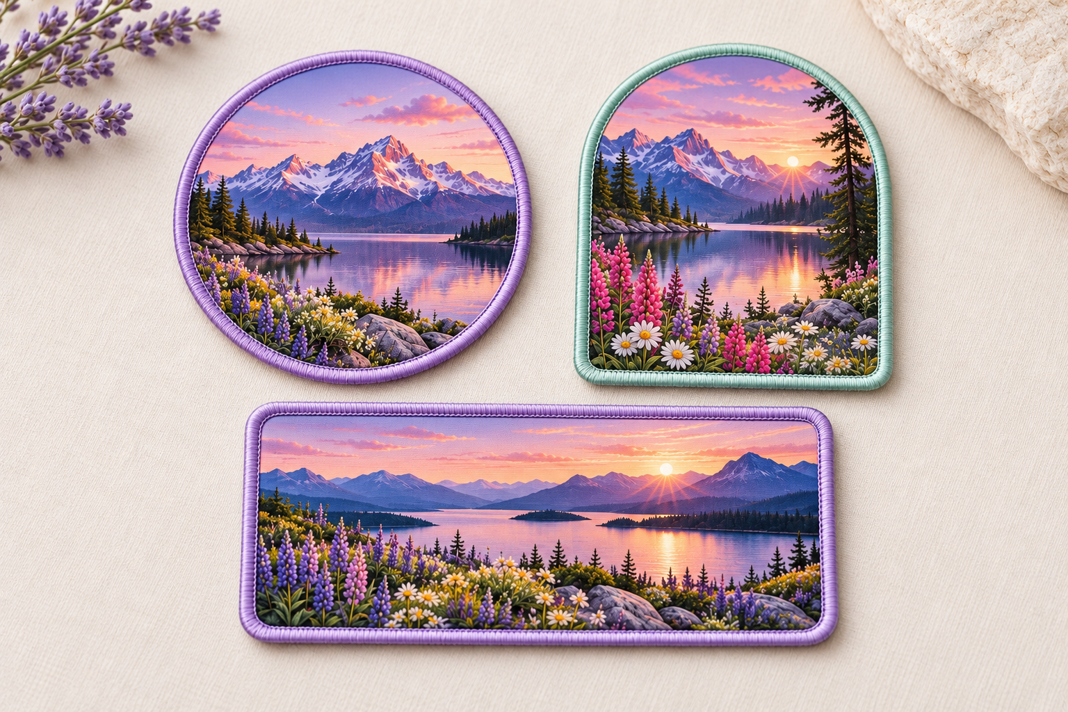 Sublimation patches